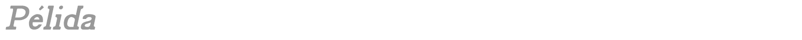 Pelida font preview